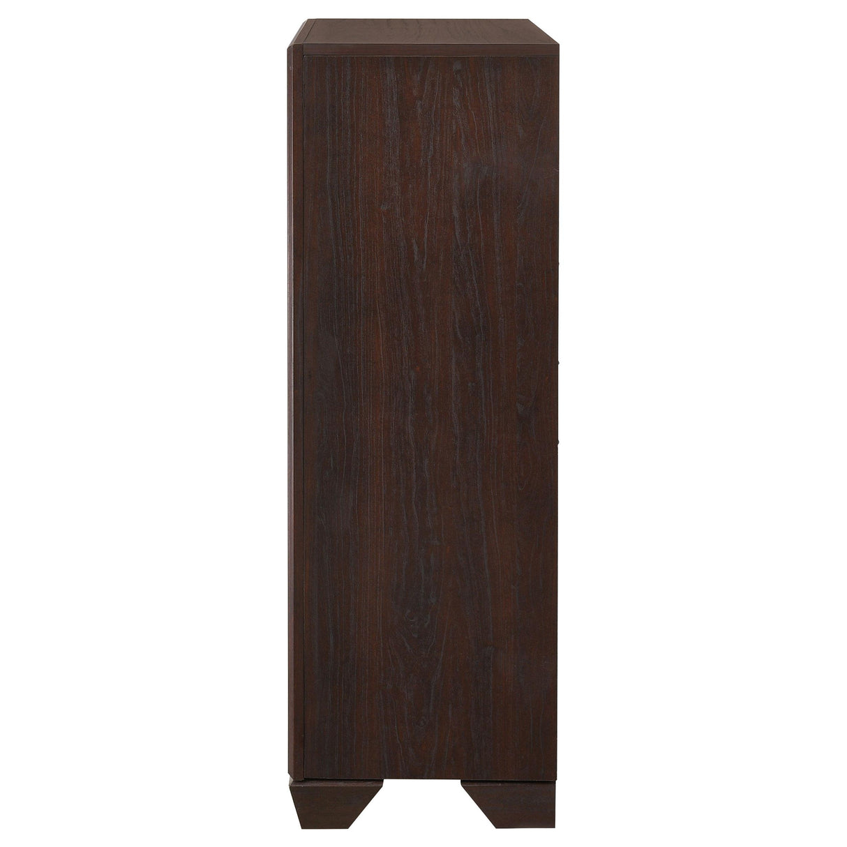  Coaster Furniture Kauffman 204395 5-Drawer Bedroom Chest - Dark Cocoa IMAGE 4