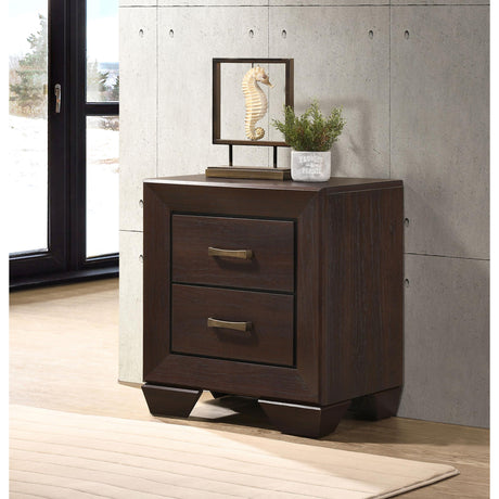  Coaster Furniture Kauffman 204392 2-Drawer Nightstand - Dark Cocoa IMAGE 9