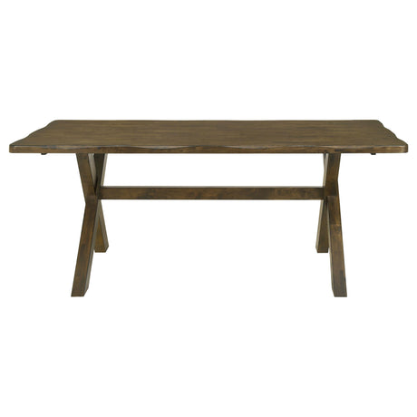  Coaster Furniture Alston 106381 Rectangular 71-inch Dining Table - Knotty Nutmeg IMAGE 2