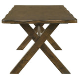  Coaster Furniture Alston 106381 Rectangular 71-inch Dining Table - Knotty Nutmeg IMAGE 3