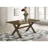  Coaster Furniture Alston 106381 Rectangular 71-inch Dining Table - Knotty Nutmeg IMAGE 4
