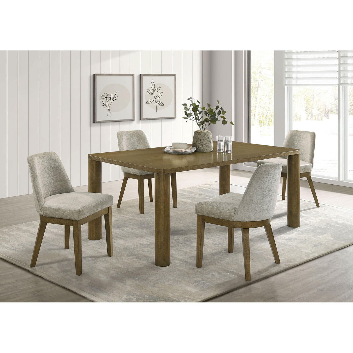  Coaster Furniture Castlewood 109351-S7 7 pc Dining Set IMAGE 1