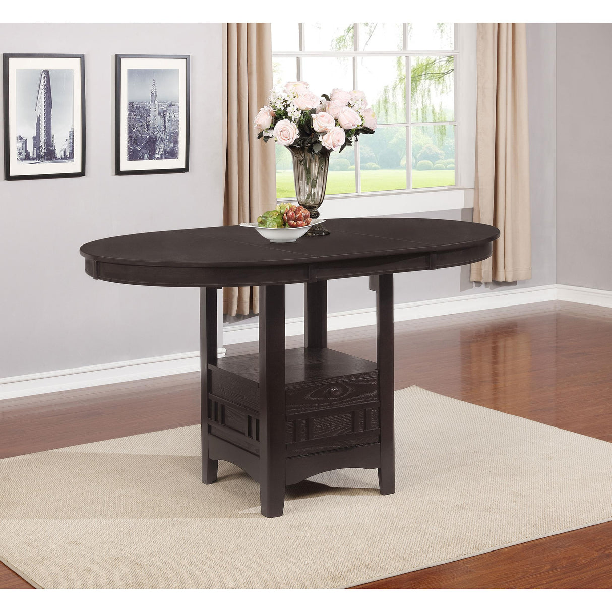  Coaster Furniture Lavon 102888 7 pc Counter Height Dining Set IMAGE 2
