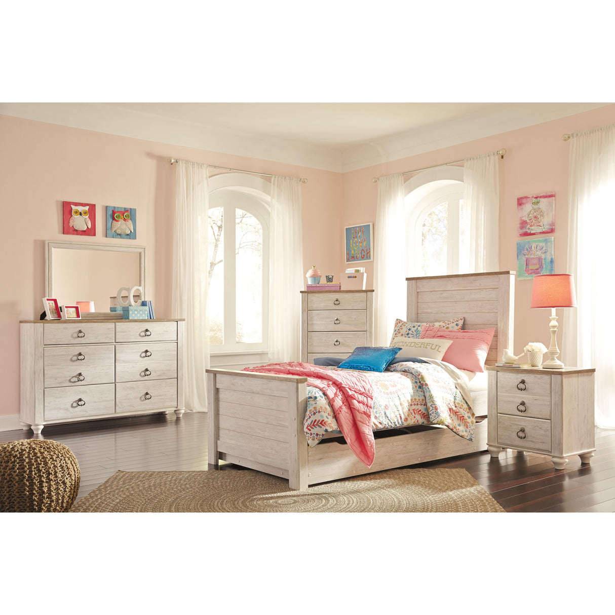  Signature Design by Ashley Willowton Dresser Mirror B267-36 IMAGE 2