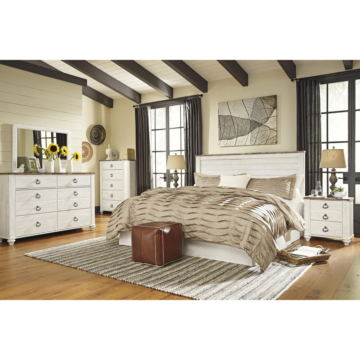  Signature Design by Ashley Willowton 2-Drawer Nightstand B267-92 IMAGE 6