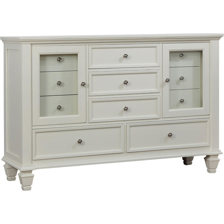  Coaster Furniture Sandy Beach 201301KEN-S4 6 pc King Panel Bedroom Set IMAGE 4