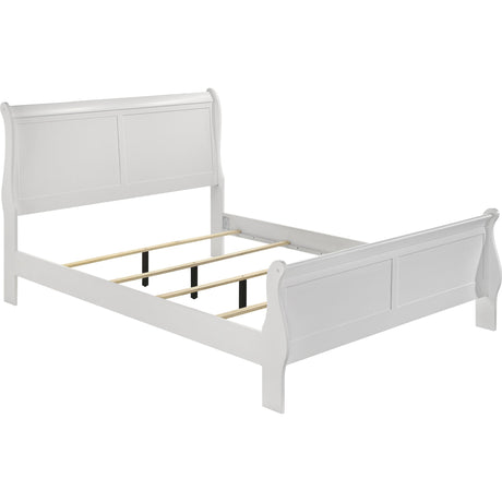  Coaster Furniture Louis Philippe 202441KE-S5 7 pc King Sleigh Bedroom Set IMAGE 2