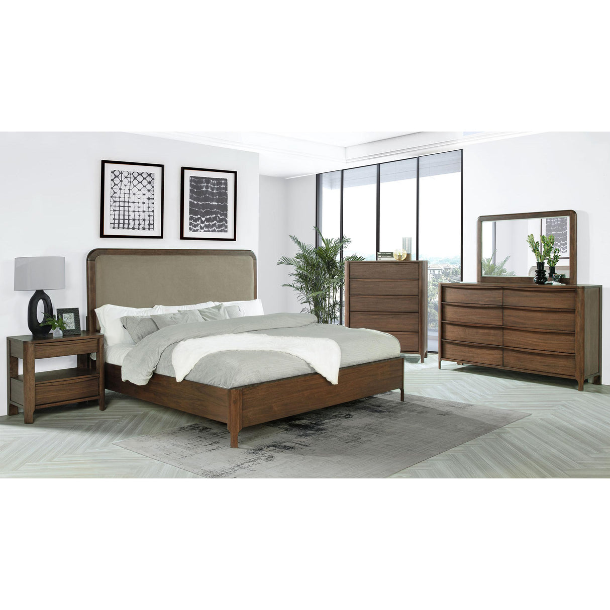  Coaster Furniture Maderia 223321Q-S5 7 pc Queen Bedroom Set IMAGE 1
