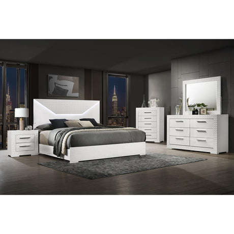 Coaster Furniture Ives 224941Q-S5 7 pc Queen Panel Bedroom Set IMAGE 1