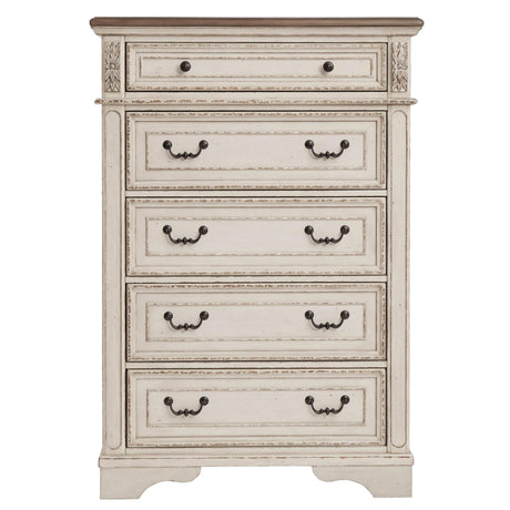  Signature Design by Ashley Realyn B743B30 7 pc Queen Upholstered Panel Bedroom Set IMAGE 6