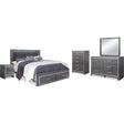  Signature Design by Ashley Lodanna B214B32 7 pc King Panel Storage Bedroom Set IMAGE 1