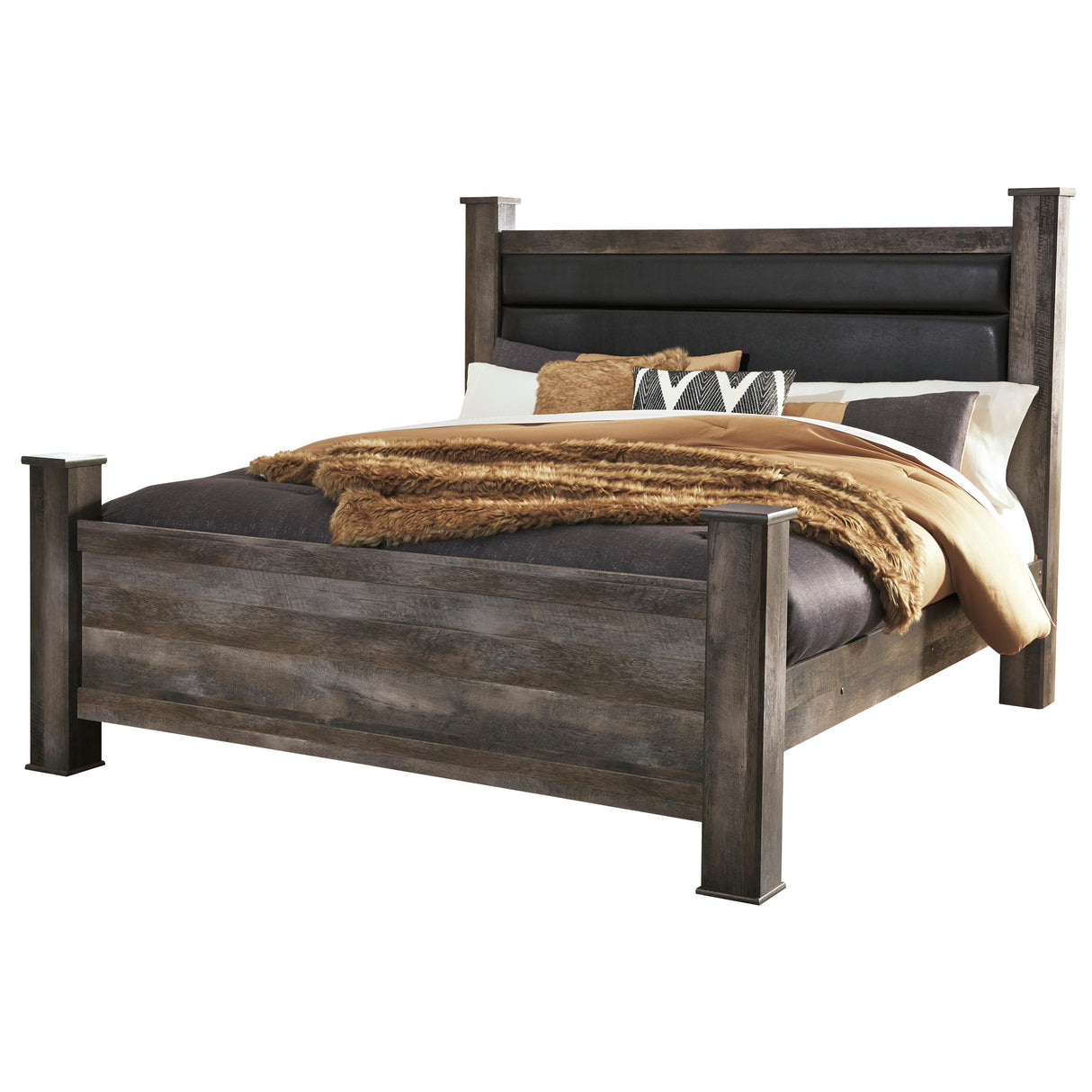  Signature Design by Ashley Wynnlow B440B35 6 pc King Poster Bedroom Set IMAGE 2