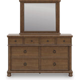  Signature Design by Ashley Rowlenstown PCB824 8 pc King Poster Bedroom Set IMAGE 3