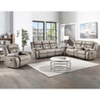  Steve Silver Furniture Tyson TY8503PC 3 pc Reclining Living Room Set - Grey IMAGE 1