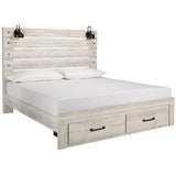  Signature Design by Ashley Cambeck B192B127 6 pc King Panel Storage Bedroom Set IMAGE 2