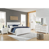  Signature Design by Ashley Fortman B680B18 7 pc King Panel Bedroom Set IMAGE 1