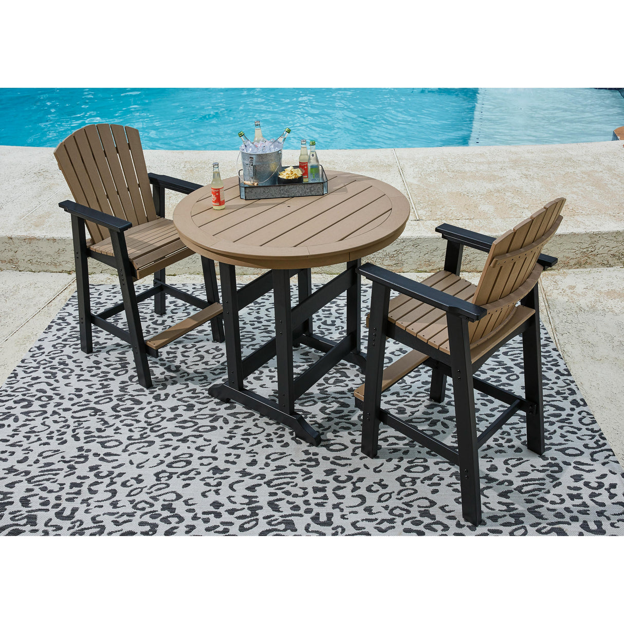  Signature Design by Ashley Fairen Trail P211P1 3-piece Outdoor Dining Set IMAGE 3