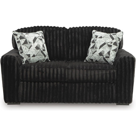  Signature Design by Ashley Midnight-Madness 98103 2 pc Living Room Set - Onyx IMAGE 3