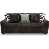  Signature Design by Ashley Midnight-Madness 98104 2 pc Living Room Set - Chocolate IMAGE 2
