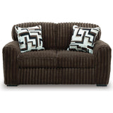  Signature Design by Ashley Midnight-Madness 98104 2 pc Living Room Set - Chocolate IMAGE 3