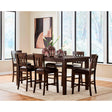  Signature Design by Ashley Haddigan D596 7 pc Counter Height Dining Set IMAGE 1