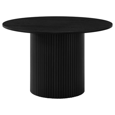  Coaster Furniture Hamlyn 193930BLK-S5D 5 pc Dining Set IMAGE 2