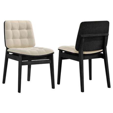  Coaster Furniture Hamlyn 193930BLK-S5D 5 pc Dining Set IMAGE 3