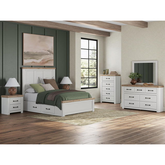  Signature Design by Ashley Savonport B4615 8 pc Queen Panel Storage Bedroom Set IMAGE 1