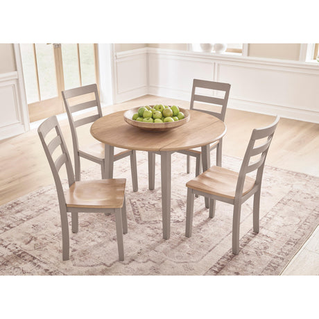  Signature Design by Ashley Harperfeld PCD403 5 pc Dining Set IMAGE 2