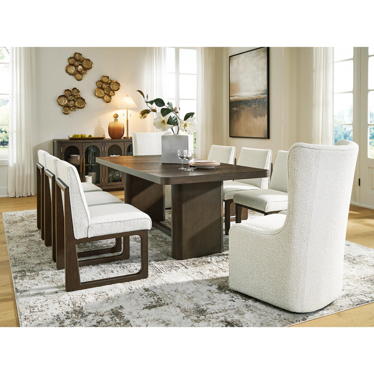  Signature Design by Ashley Radkin PCD843 10 pc Dining Set IMAGE 1