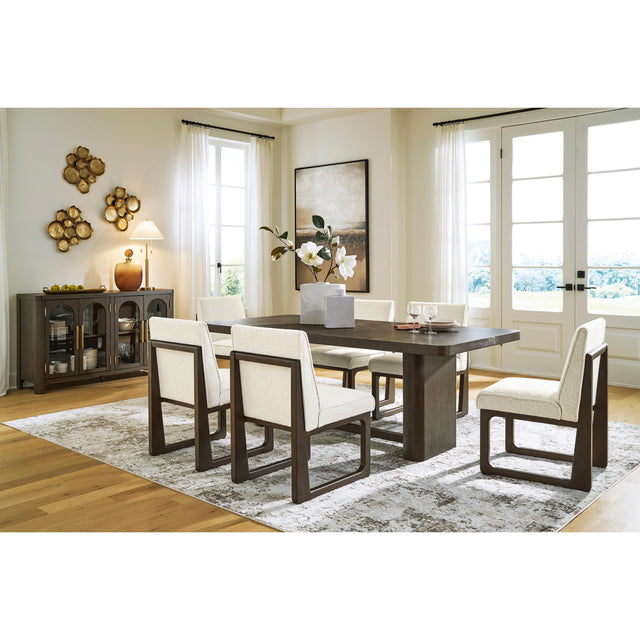  Signature Design by Ashley Radkin PCD843 8 pc Dining Set IMAGE 1