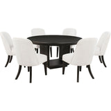  Coaster Furniture Leandro 115390-S7 7 pc Dining Set IMAGE 2