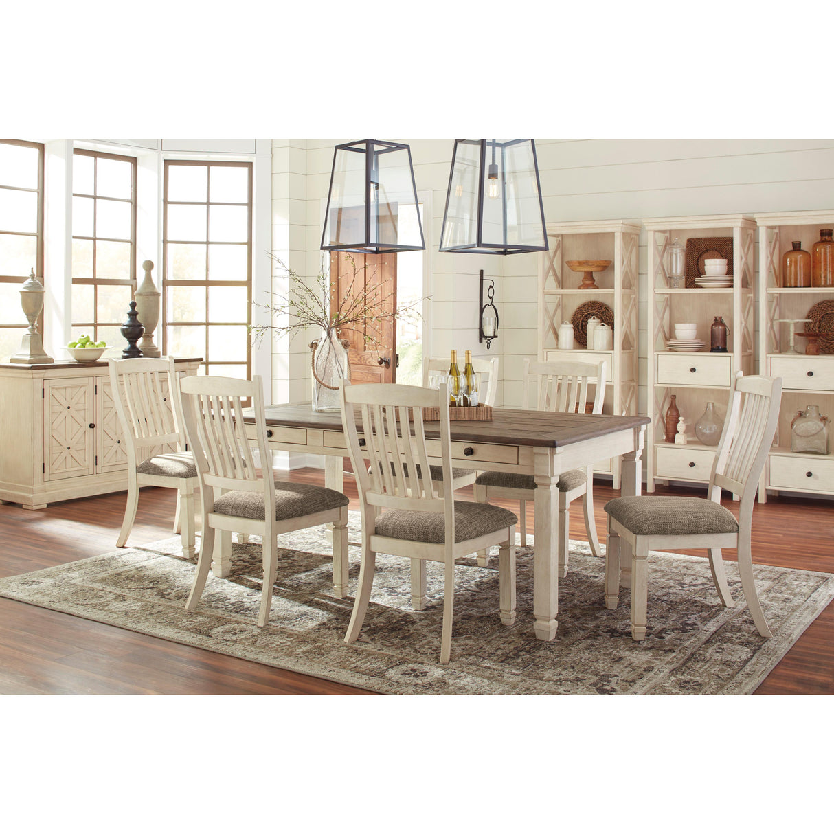  Signature Design by Ashley Bolanburg Dining Table D647-25 IMAGE 2