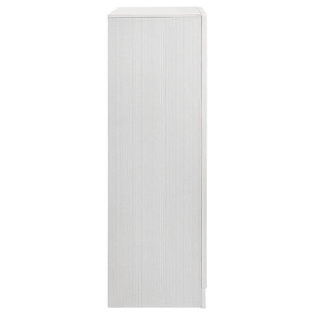  Coaster Furniture Miranda 205115 5-Drawer Bedroom Chest - White IMAGE 8
