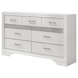  Coaster Furniture Miranda 205113 7-Drawer Dresser - White IMAGE 3