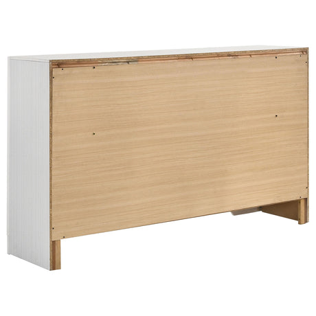  Coaster Furniture Miranda 205113 7-Drawer Dresser - White IMAGE 5