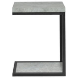  Coaster Furniture Beck 902933 Engineered Wood C-Shape Sofa Side Table - Cement IMAGE 3