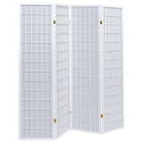  Coaster Furniture Roberto 902626 4-Panel Room Divider Folding Shoji Screen - White IMAGE 1