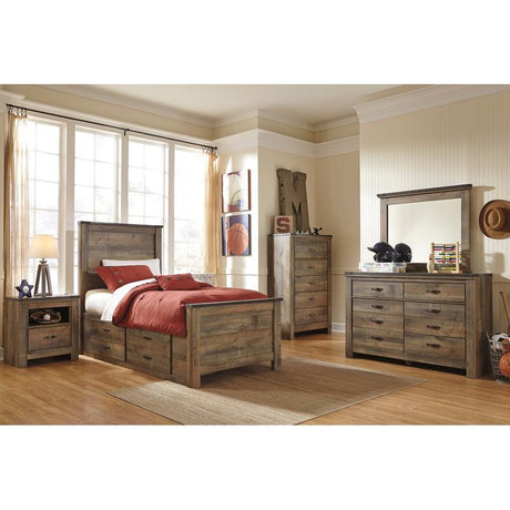  Signature Design by Ashley Trinell B446-50 Under Bed Storage with Side Rail IMAGE 3