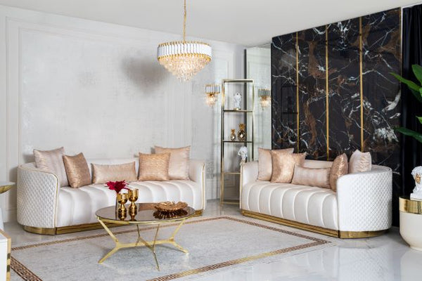 GracieVelvet Sofa & Loveseat