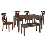  Signature Design by Ashley Bennox 6 pc Dinette D384-325 IMAGE 1