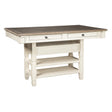  Signature Design by Ashley Bolanburg Counter Height Dining Table with Pedestal Base D647-32 IMAGE 1