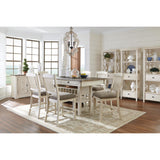 Signature Design by Ashley Bolanburg Counter Height Dining Table with Pedestal Base D647-32 IMAGE 9