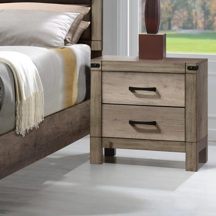  Crown Mark Matteo 2-Drawer Nightstand B3200-2-T IMAGE 1