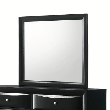 Crown Mark Furniture Fallon Dresser Mirror in Black image