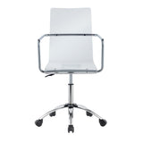  Coaster Furniture Amaturo 801436 Acrylic Adjustable Home Office Desk Chair - Clear IMAGE 5