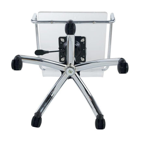  Coaster Furniture Amaturo 801436 Acrylic Adjustable Home Office Desk Chair - Clear IMAGE 8