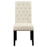  Coaster Furniture Alana 190162 Fabric Upholstered Dining Side Chair - Beige (Set of 2) IMAGE 2