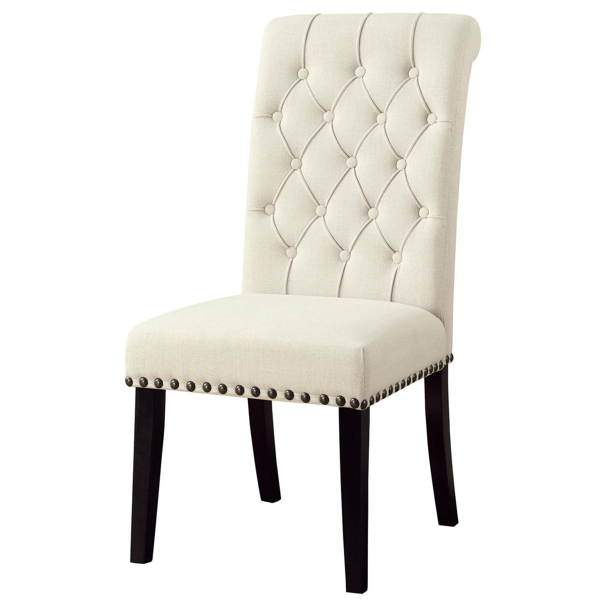  Coaster Furniture Alana 190162 Fabric Upholstered Dining Side Chair - Beige (Set of 2) IMAGE 3