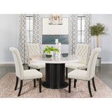  Coaster Furniture Alana 190162 Fabric Upholstered Dining Side Chair - Beige (Set of 2) IMAGE 9